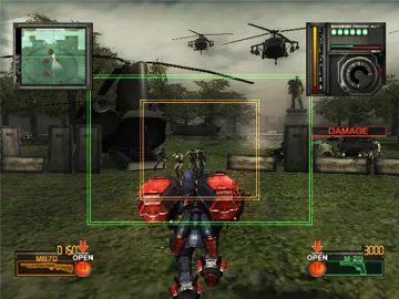 Metal Wolf Chaos (Japan) screen shot game playing